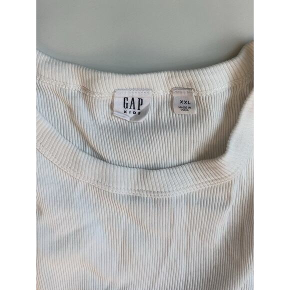 Kids Eyelet Tiered White Dress | Gap XXL - Picture 5 of 6